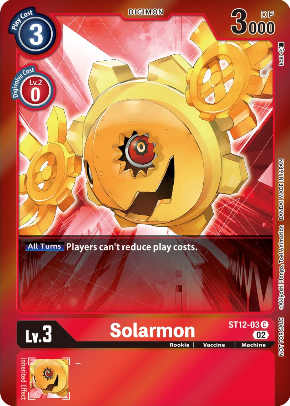 Solarmon [ST12-03] (Event Pack 4) [Starter Deck: Jesmon Promos] | Clutch Gaming