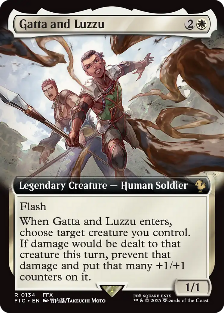 Gatta and Luzzu (Extended Art) [FINAL FANTASY Commander] | Clutch Gaming
