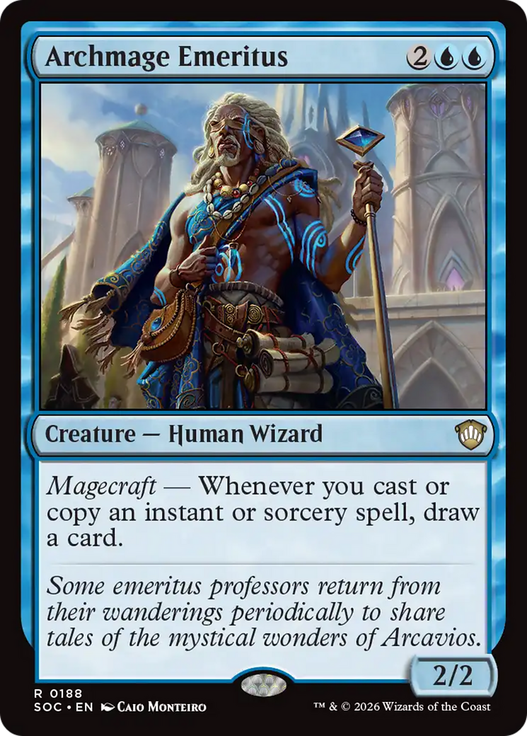 Archmage Emeritus [Secrets of Strixhaven Commander] | Clutch Gaming