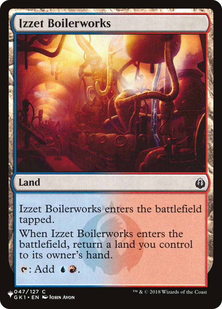 Izzet Boilerworks (GK1) [The List Reprints] | Clutch Gaming