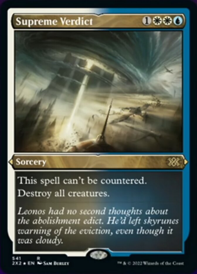 Supreme Verdict (Foil Etched) [Double Masters 2022] | Clutch Gaming