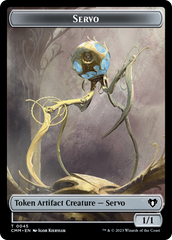 Servo // Elf Druid Double-Sided Token [Commander Masters Tokens] | Clutch Gaming