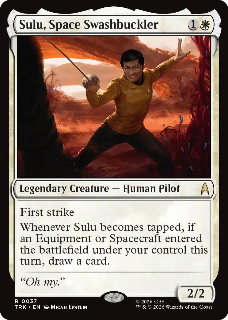 Sulu, Space Swashbuckler [Star Trek] | Clutch Gaming