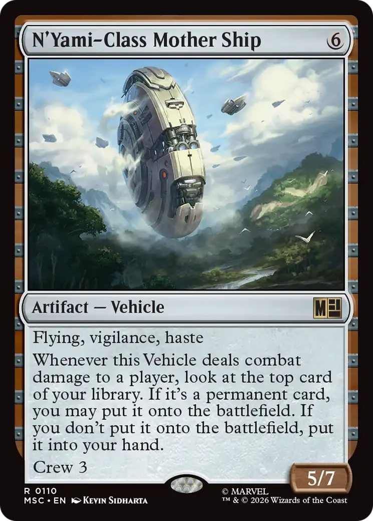 N'Yami-Class Mother Ship (Surge Foil) [Marvel Super Heroes Commander] | Clutch Gaming