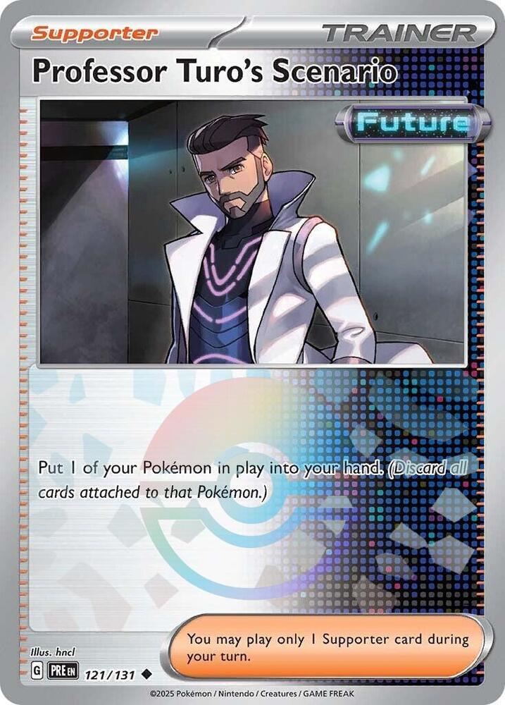 Professor Turo's Scenario (121/131) (Poke Ball Pattern) [Scarlet & Violet: Prismatic Evolutions] | Clutch Gaming
