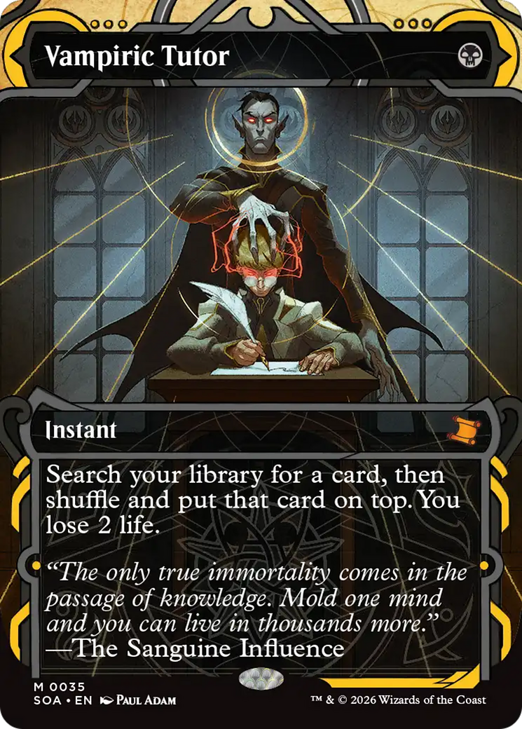 Vampiric Tutor [Secrets of Strixhaven: Mystical Archive] | Clutch Gaming