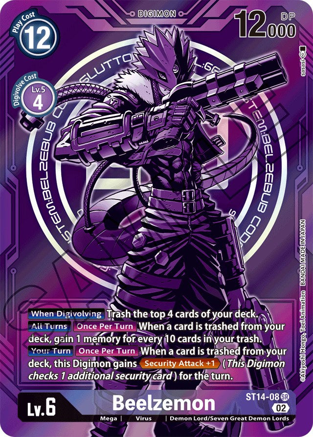 Beelzemon [ST14-08] (Alternate Art) [Starter Deck: Beelzemon Advanced Deck Set] | Clutch Gaming