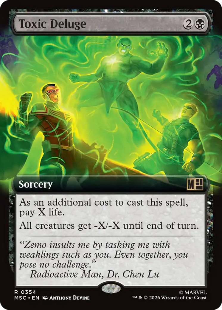 Toxic Deluge (Extended Art) [Marvel Super Heroes Commander] | Clutch Gaming