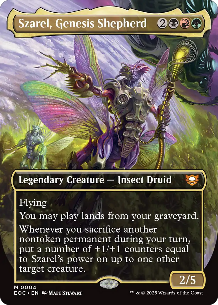 Szarel, Genesis Shepherd (Borderless) [Edge of Eternities Commander] | Clutch Gaming