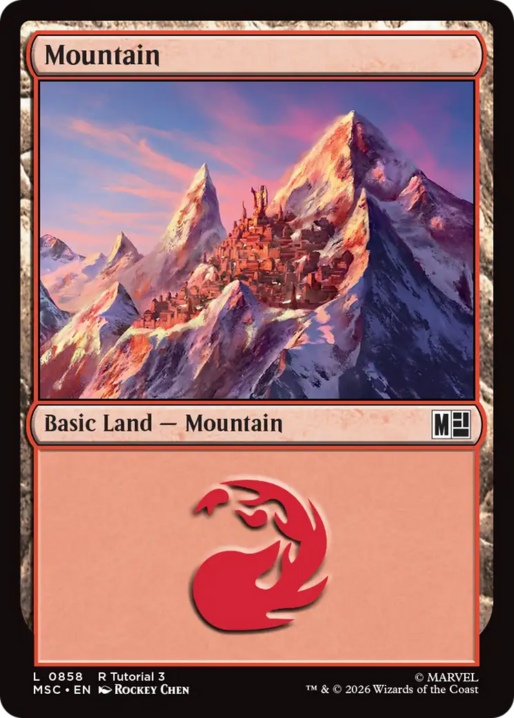 Mountain (0858) [Marvel Super Heroes Commander] | Clutch Gaming