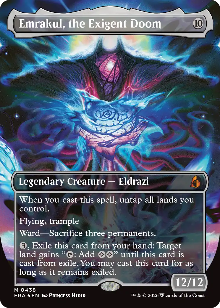 Emrakul, the Exigent Doom (Borderless) [Reality Fracture] | Clutch Gaming