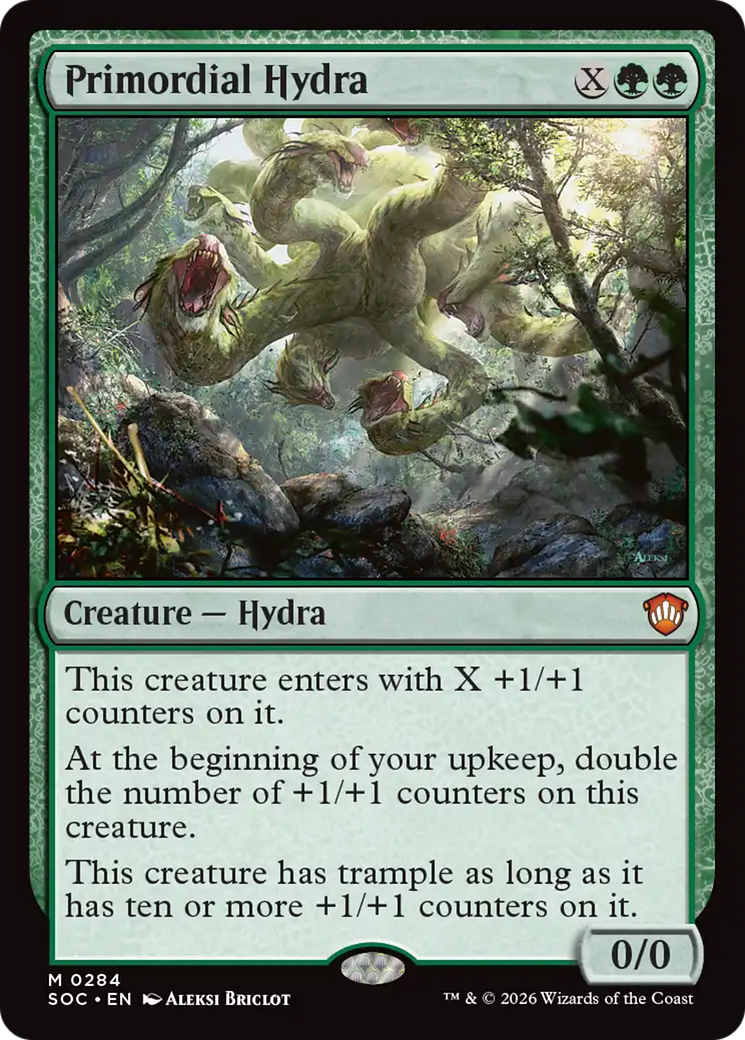 Primordial Hydra [Secrets of Strixhaven Commander] | Clutch Gaming
