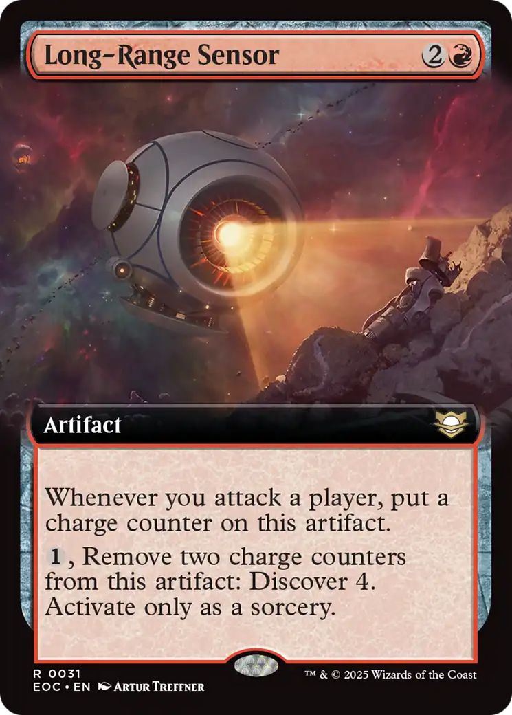 Long-Range Sensor (Extended Art) [Edge of Eternities Commander] | Clutch Gaming