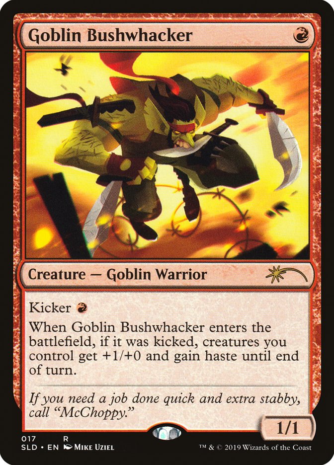 Goblin Bushwhacker [Secret Lair Drop Series] | Clutch Gaming