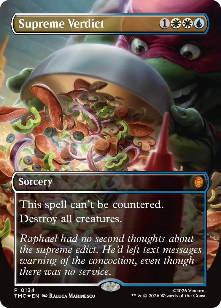 Supreme Verdict (Borderless) [Teenage Mutant Ninja Turtles Promos] | Clutch Gaming