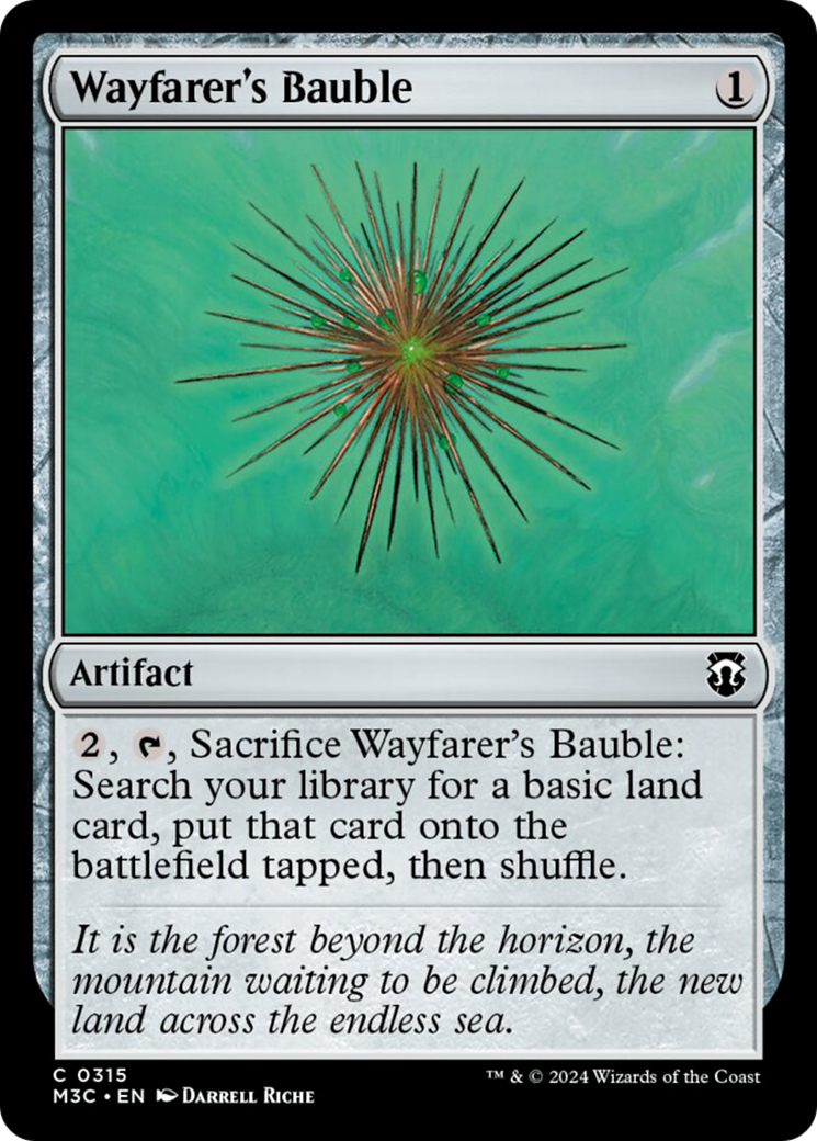 Wayfarer's Bauble (Ripple Foil) [Modern Horizons 3 Commander] | Clutch Gaming