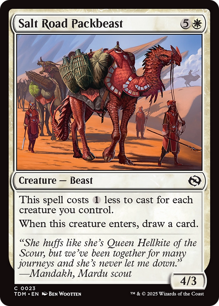 Salt Road Packbeast [Tarkir: Dragonstorm] | Clutch Gaming