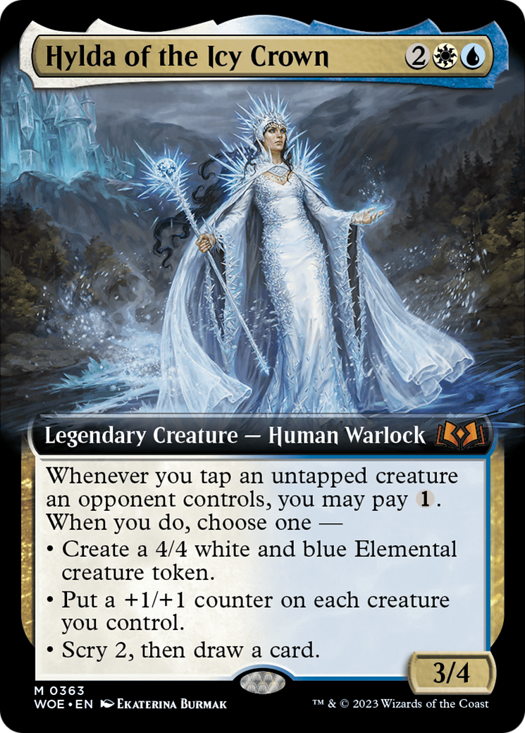 Hylda of the Icy Crown (Extended Art) [Wilds of Eldraine] | Clutch Gaming