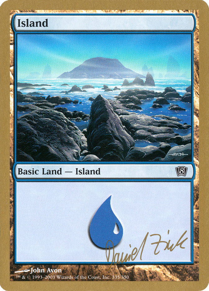 Island (dz335) (Daniel Zink) [World Championship Decks 2003] | Clutch Gaming