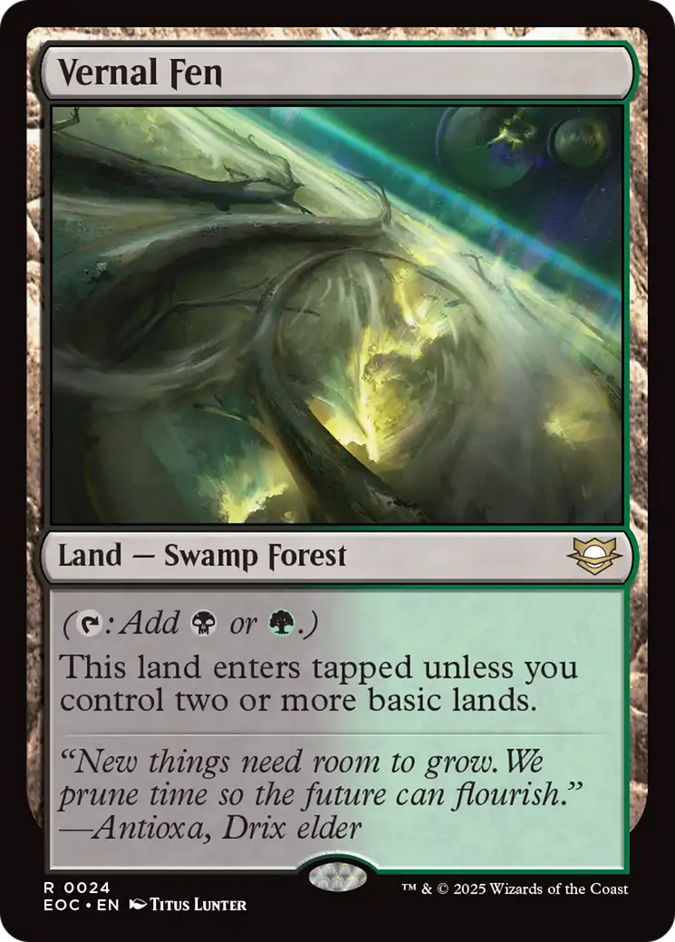 Vernal Fen [Edge of Eternities Commander] | Clutch Gaming