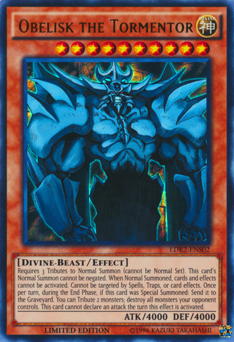 Obelisk the Tormentor [LDK2-ENS02] Ultra Rare | Clutch Gaming