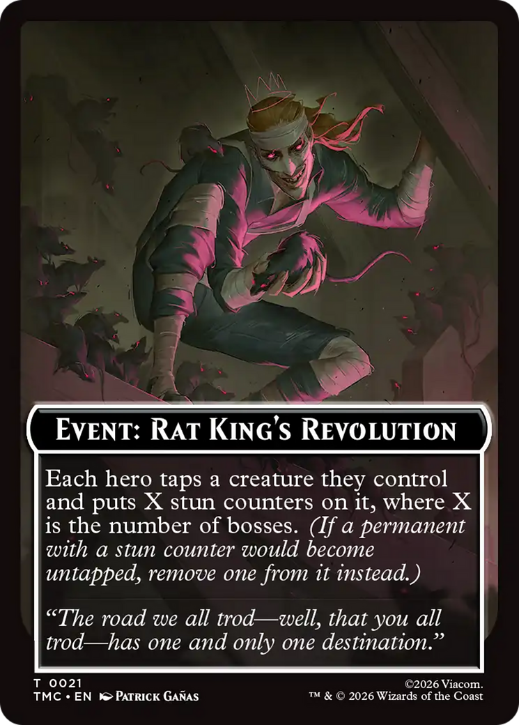 Event: Rat King's Revolution [Teenage Mutant Ninja Turtles Commander Tokens] | Clutch Gaming