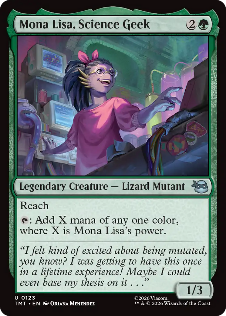 Mona Lisa, Science Geek [Teenage Mutant Ninja Turtles] | Clutch Gaming