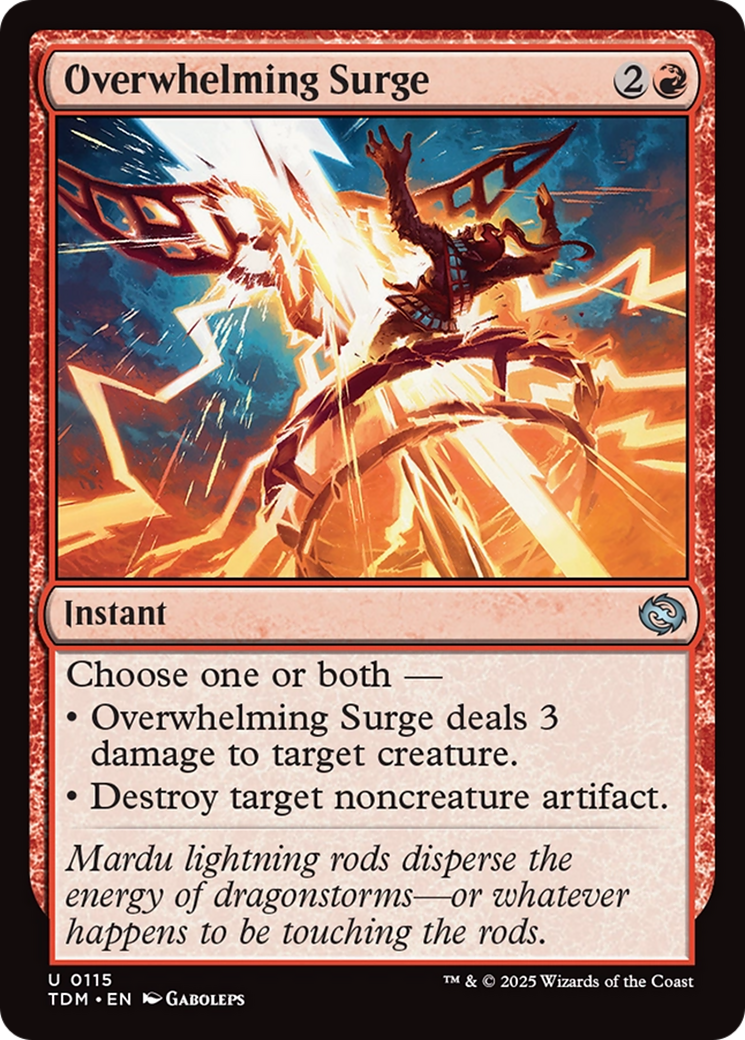 Overwhelming Surge [Tarkir: Dragonstorm] | Clutch Gaming