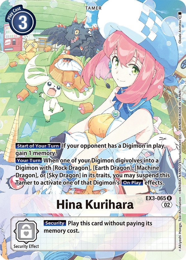 Hina Kurihara [EX3-065] (Alternate Art) [Draconic Roar] | Clutch Gaming