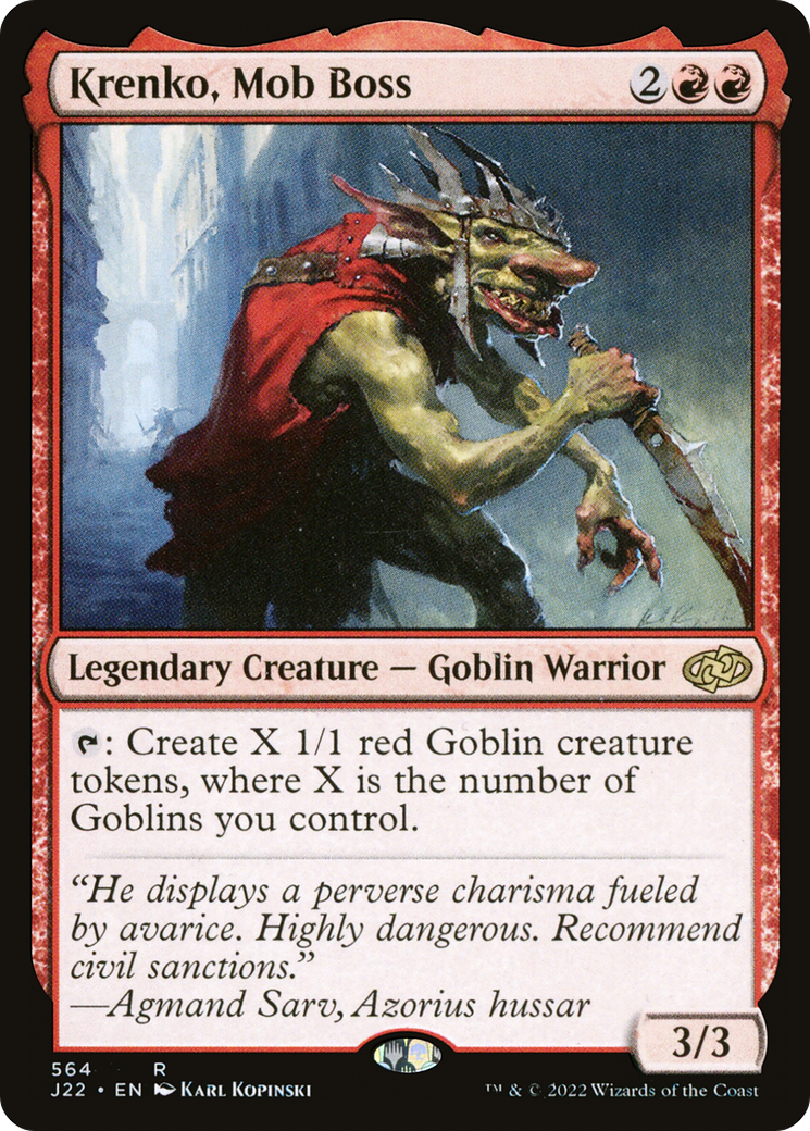 Krenko, Mob Boss [Jumpstart 2022] | Clutch Gaming