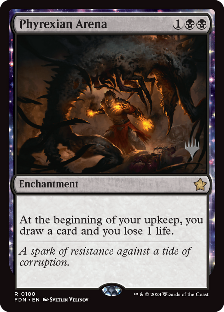 Phyrexian Arena [Foundations Promos] | Clutch Gaming