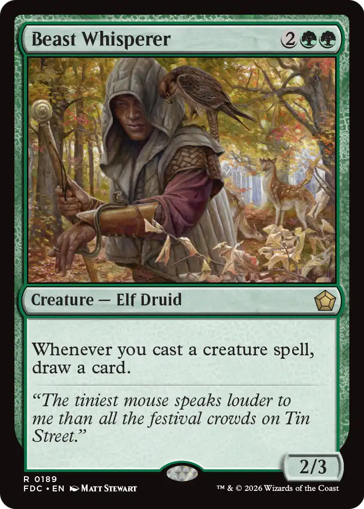 Beast Whisperer [Foundations Commander] | Clutch Gaming
