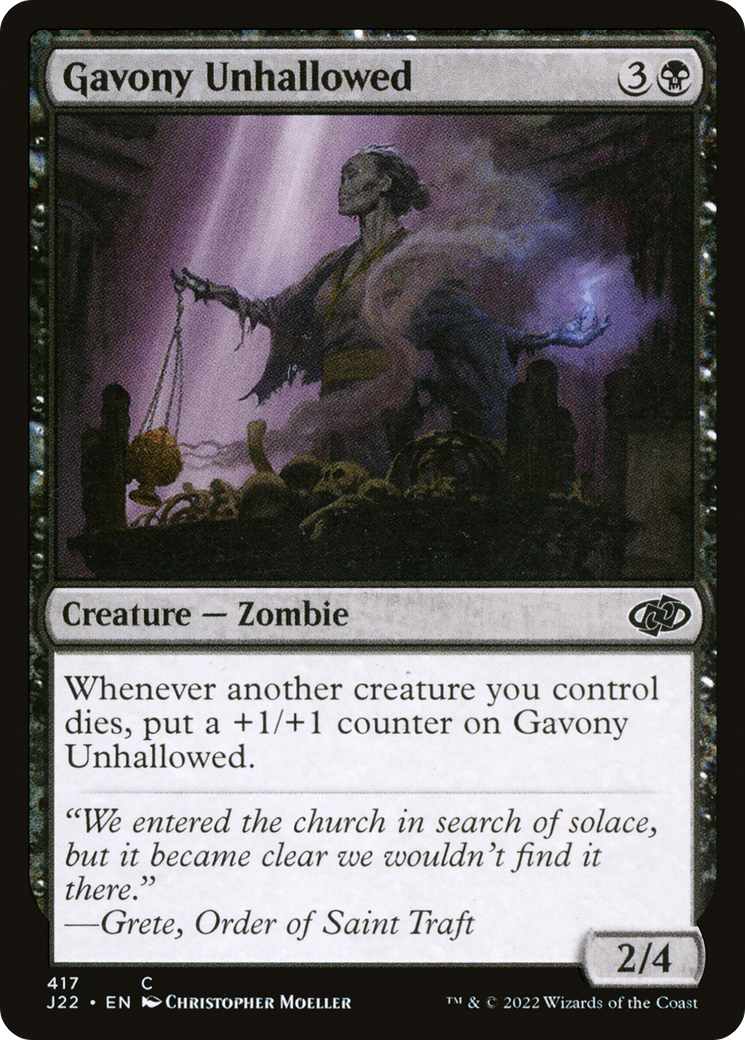 Gavony Unhallowed [Jumpstart 2022] | Clutch Gaming