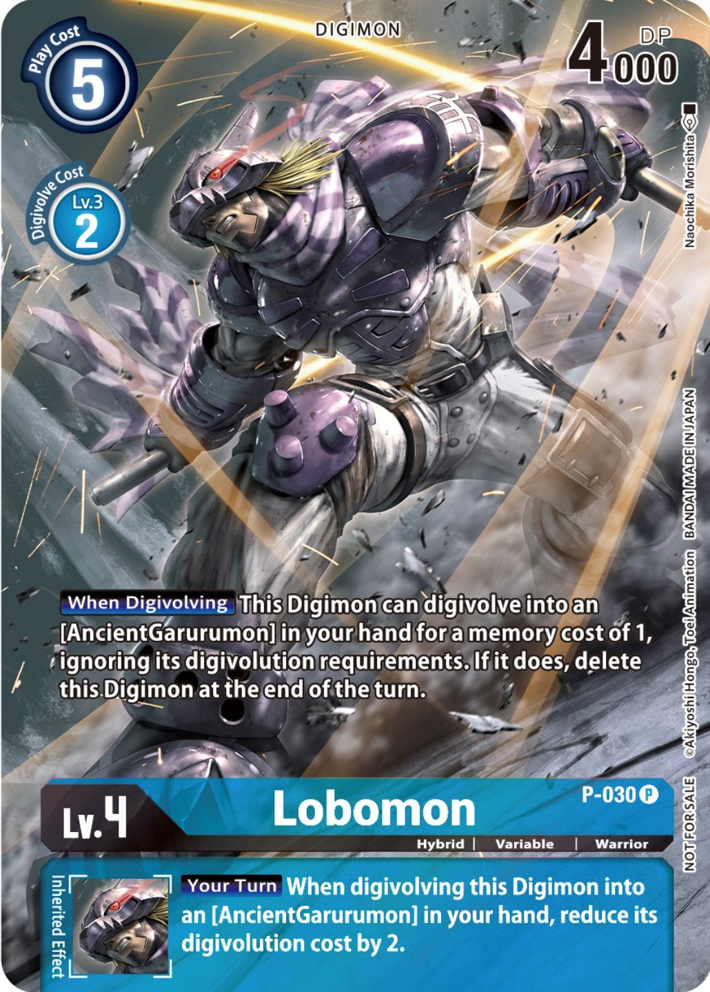 Lobomon [P-030] (2nd Anniversary Frontier Card) [Promotional Cards] | Clutch Gaming