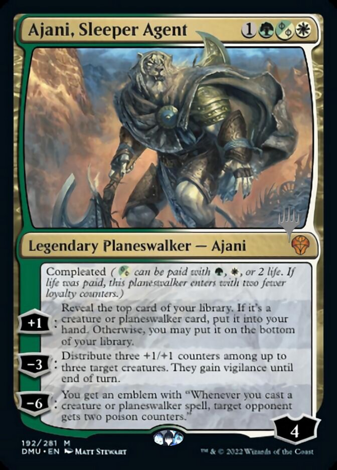 Ajani, Sleeper Agent (Promo Pack) [Dominaria United Promos] | Clutch Gaming