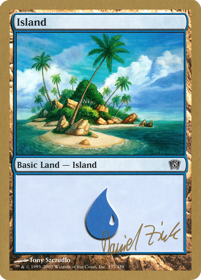 Island (dz337) (Daniel Zink) [World Championship Decks 2003] | Clutch Gaming