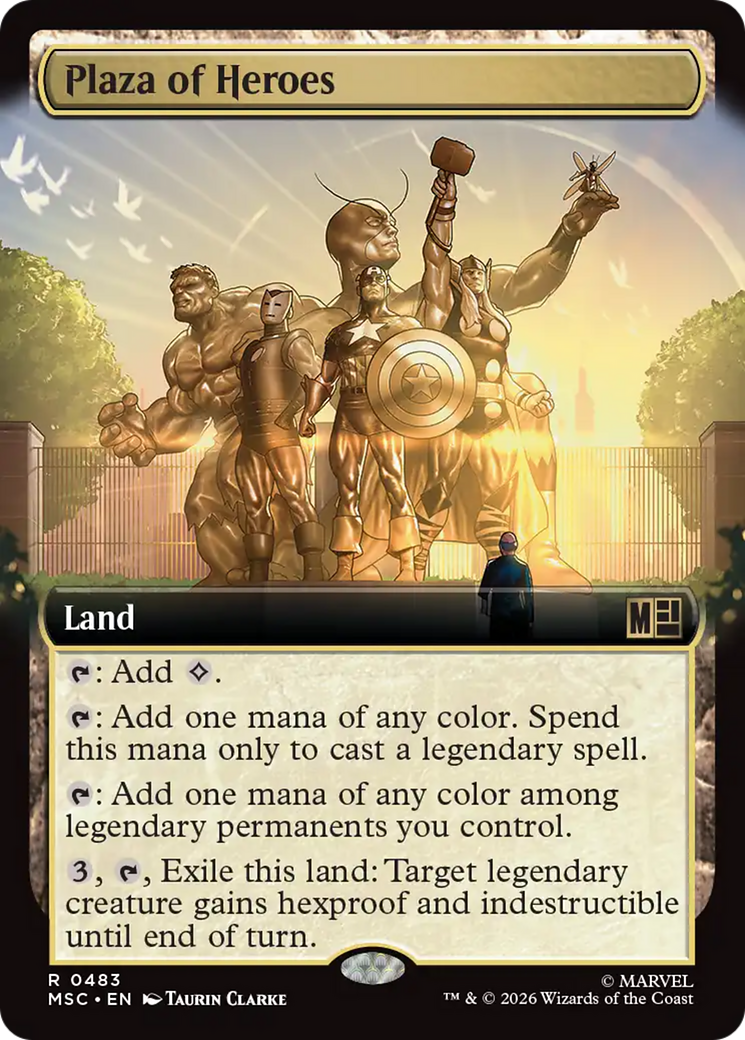 Plaza of Heroes (Extended Art) [Marvel Super Heroes Commander] | Clutch Gaming