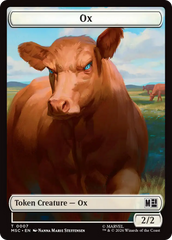 Ox (007) // Construct (014) Double-Sided Token [Marvel Super Heroes Commander Tokens] | Clutch Gaming