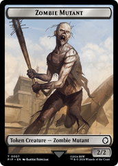 Junk // Zombie Mutant Double-Sided Token [Fallout Tokens] | Clutch Gaming