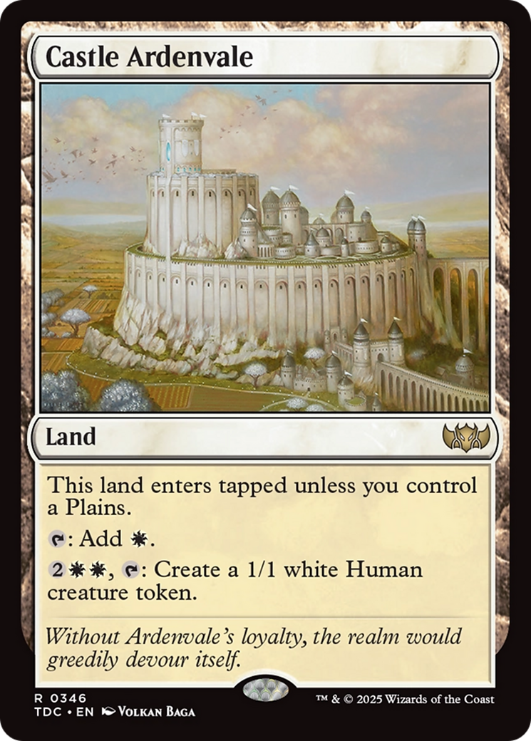 Castle Ardenvale [Tarkir: Dragonstorm Commander] | Clutch Gaming