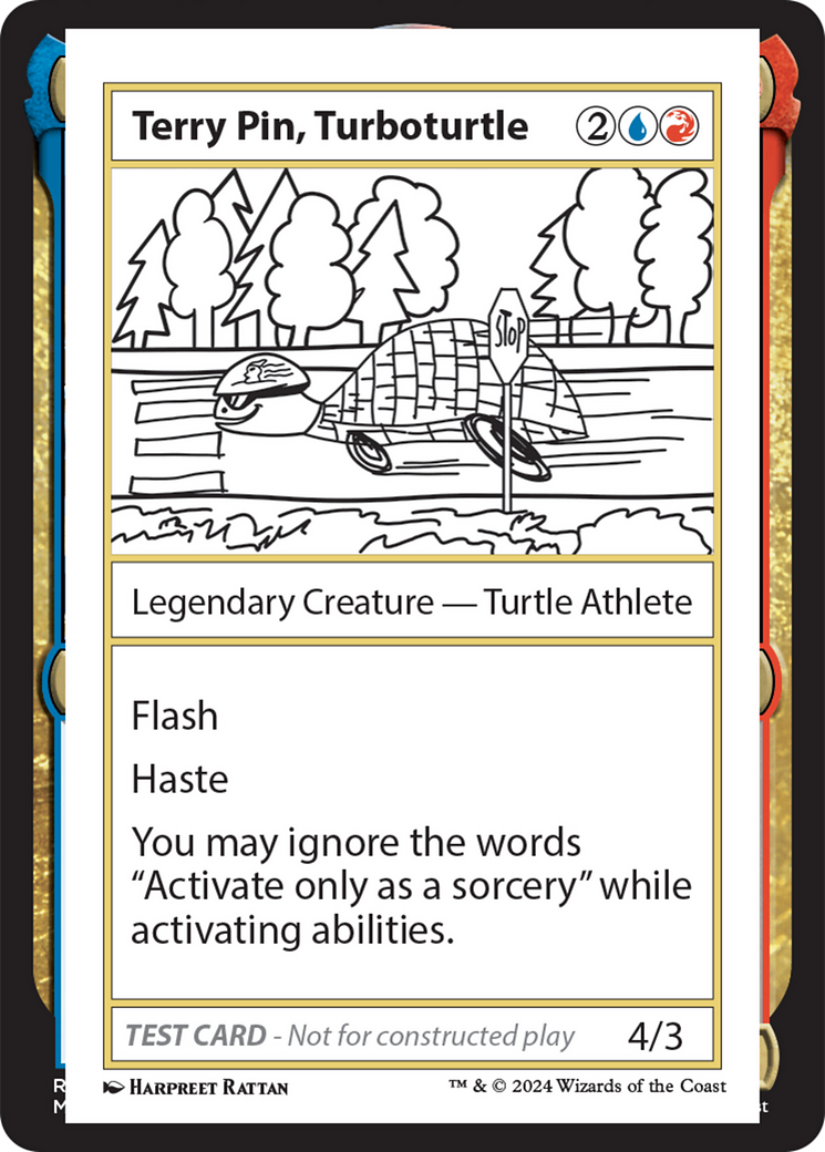 Terry Pin, Turboturtle [Mystery Booster 2 Playtest Cards] | Clutch Gaming