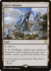 Karn's Bastion [Phyrexia: All Will Be One Commander] | Clutch Gaming