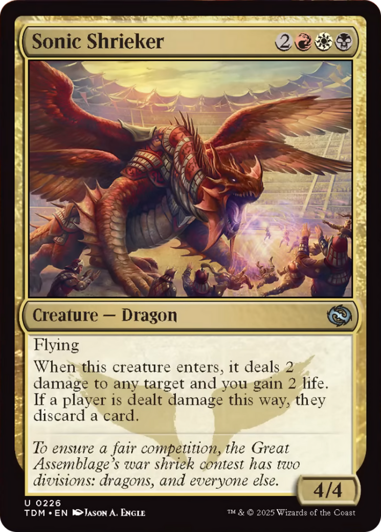 Sonic Shrieker [Tarkir: Dragonstorm] | Clutch Gaming