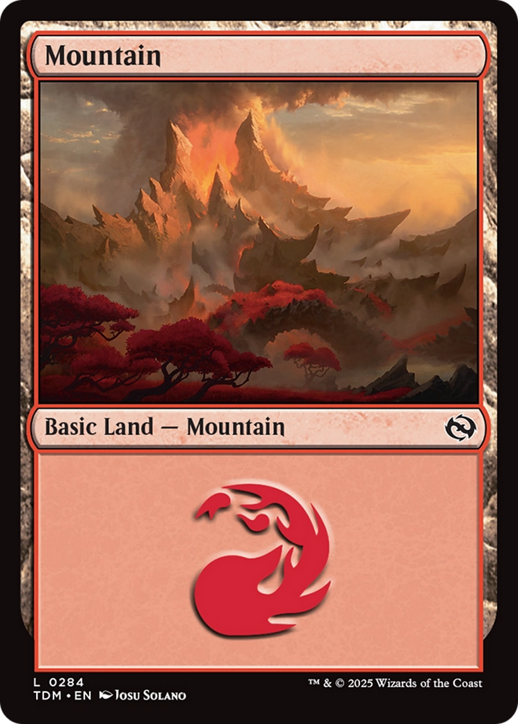Mountain (0284) [Tarkir: Dragonstorm] | Clutch Gaming