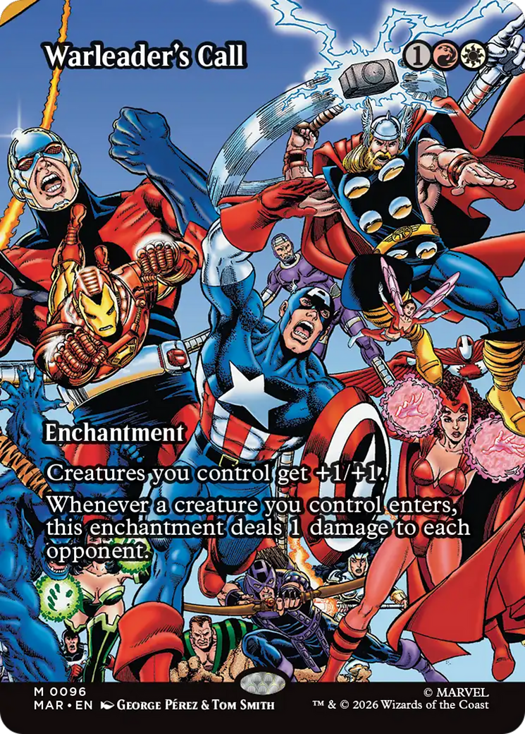 Warleader's Call (Borderless) [Marvel Universe: Eternal-Legal] | Clutch Gaming