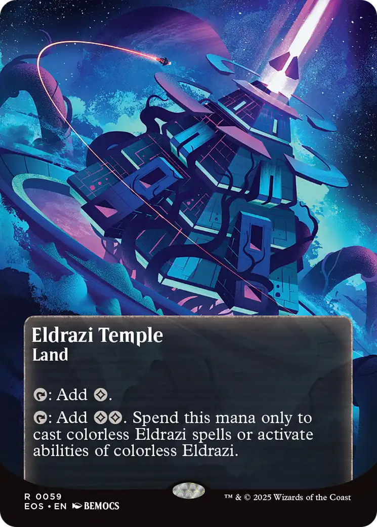 Eldrazi Temple (0059) (Borderless) [Edge of Eternities: Stellar Sights] | Clutch Gaming