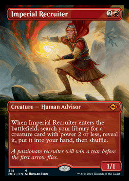 Imperial Recruiter (Borderless Alternate Art) [Modern Horizons 2] | Clutch Gaming