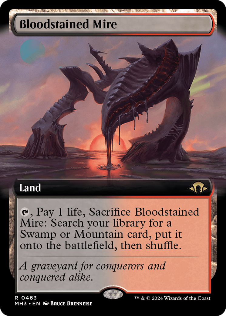 Bloodstained Mire (Extended Art) [Modern Horizons 3] | Clutch Gaming