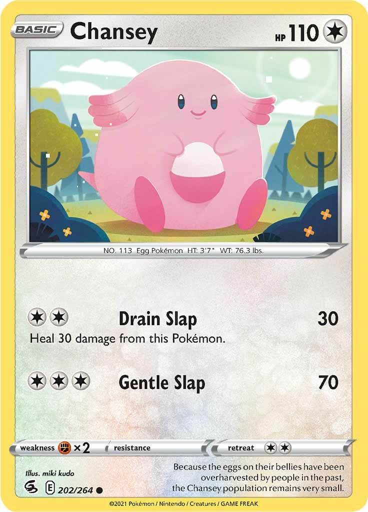 Chansey (202/264) [Sword & Shield: Fusion Strike] | Clutch Gaming