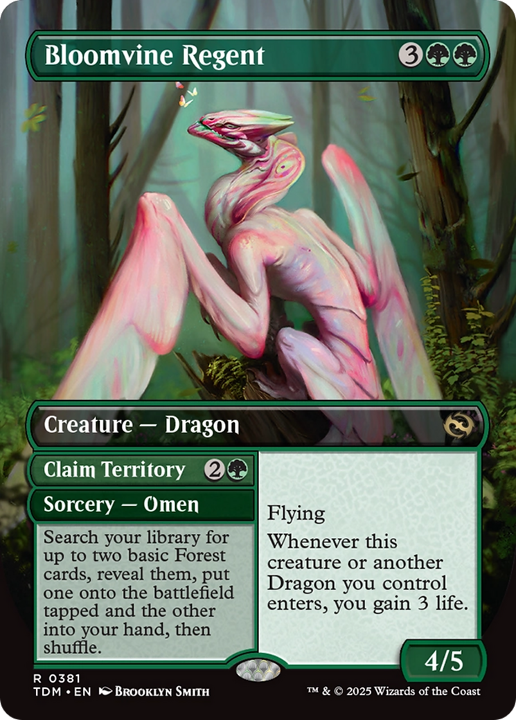 Bloomvine Regent (Borderless) [Tarkir: Dragonstorm] | Clutch Gaming